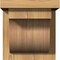 Ekena Millwork Del Monte Smooth Corbel w/Backplate, Western Red Cedar, 7 1/2"W x 8"D x 8"H COR08X08X08DEL01SWR - alternate 2